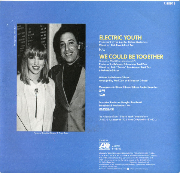 Debbie Gibson : Electric Youth (7")