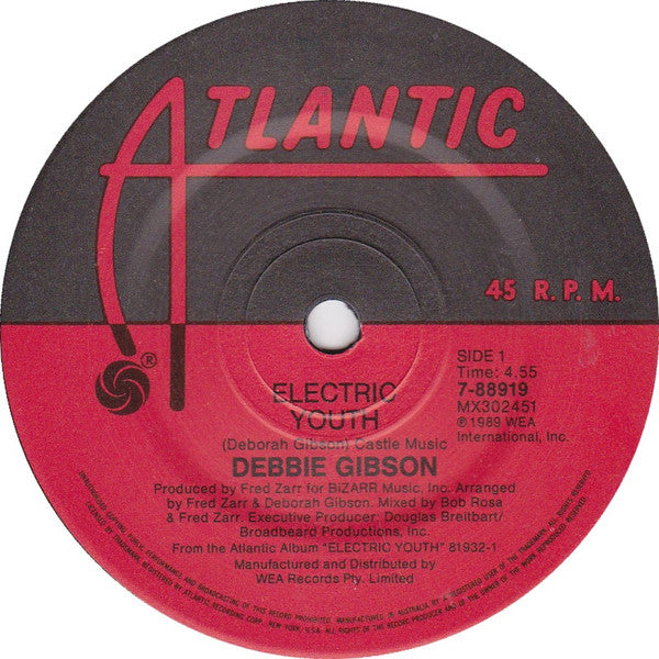 Debbie Gibson : Electric Youth (7")