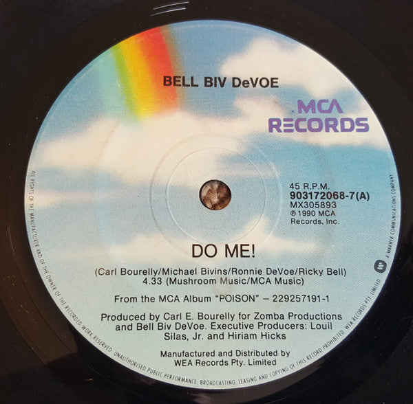 Bell Biv Devoe : Do Me! (7", Single)