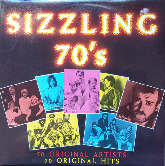 Various : Sizzling 70's (3xLP, Comp, Tri)