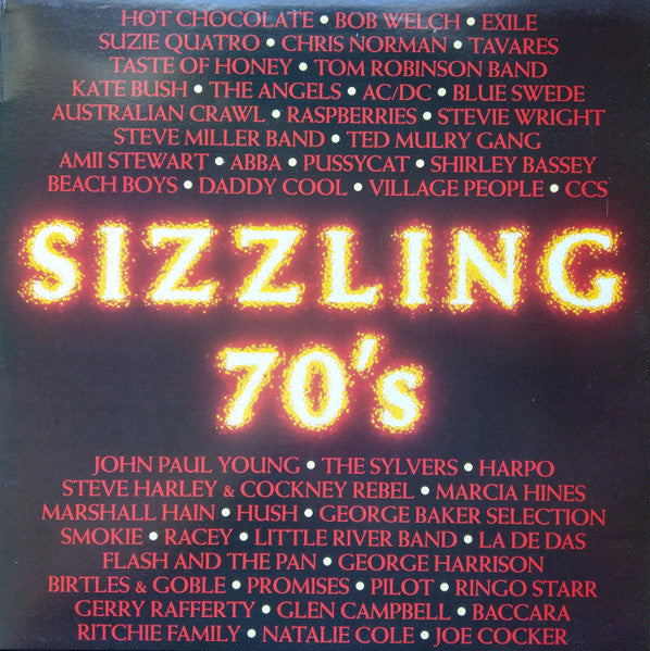 Various : Sizzling 70's (3xLP, Comp, Tri)