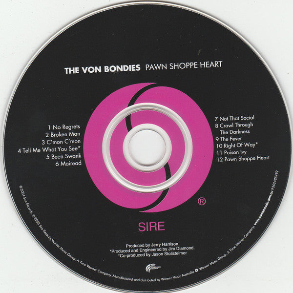 The Von Bondies : Pawn Shoppe Heart (CD, Album)