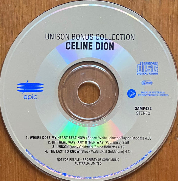 Céline Dion : Celine Dion (CD, Album + CD, Promo, Smplr)