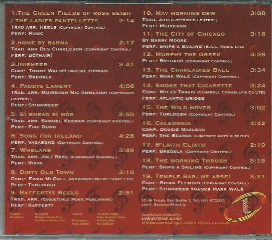 Various : The Music Of The Temple Bar (CD, Comp)