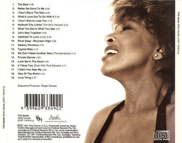 Tina Turner : Simply The Best (The Ultimate Collection) (2xCD, Comp, RE, S/Edition, Sli)