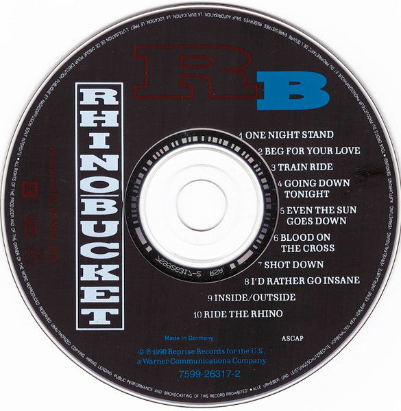 Rhino Bucket : Rhino Bucket (CD, Album)