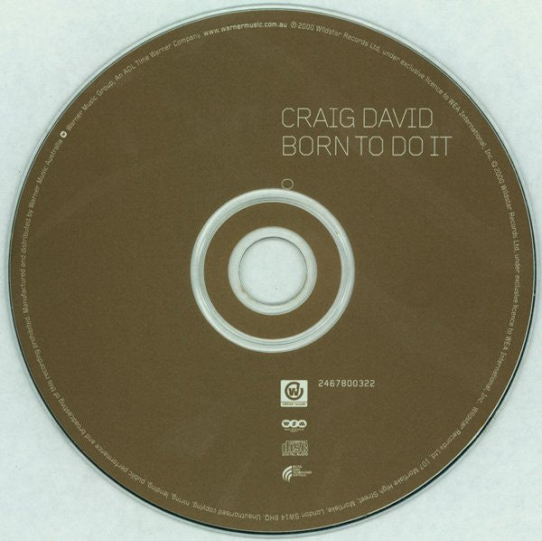 Craig David : Born To Do It (CD, Album, RE)