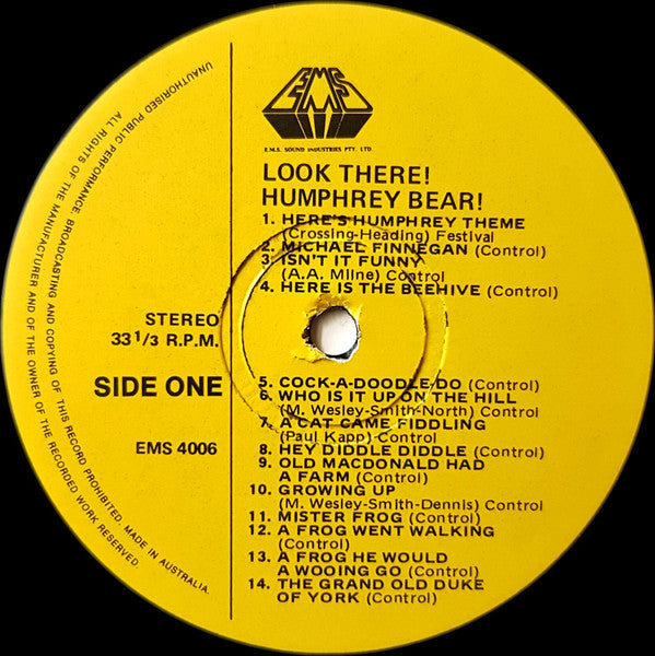 Humphrey Bear : Look There! Humphrey Bear (LP, Album)