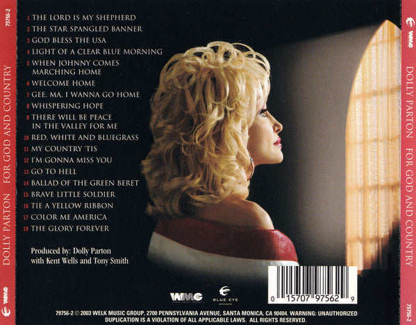 Dolly Parton : For God And Country (CD, Album)
