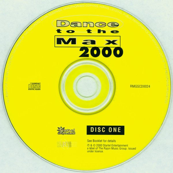Various : Dance To The Max 2000 (2xCD, Comp)