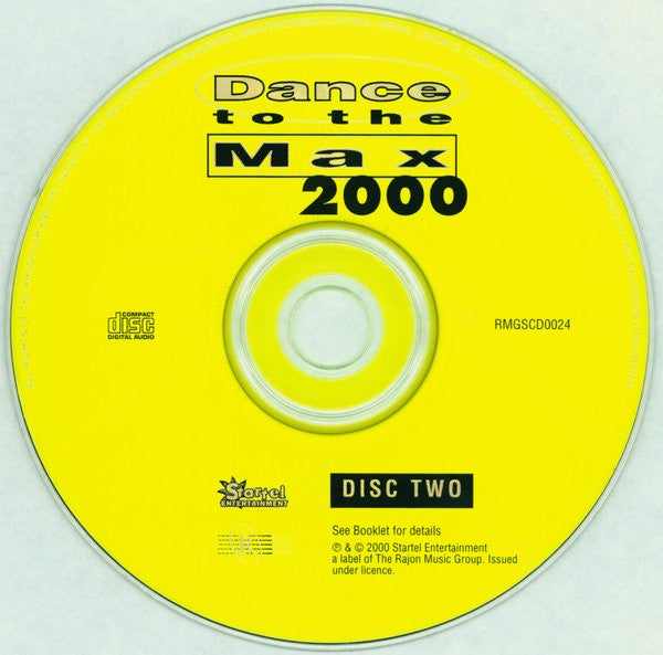 Various : Dance To The Max 2000 (2xCD, Comp)