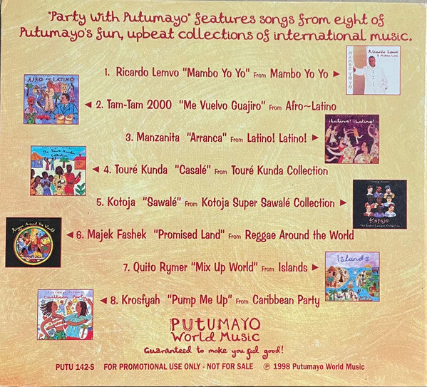 Various : Party With Putumayo (CD, Comp, Promo)