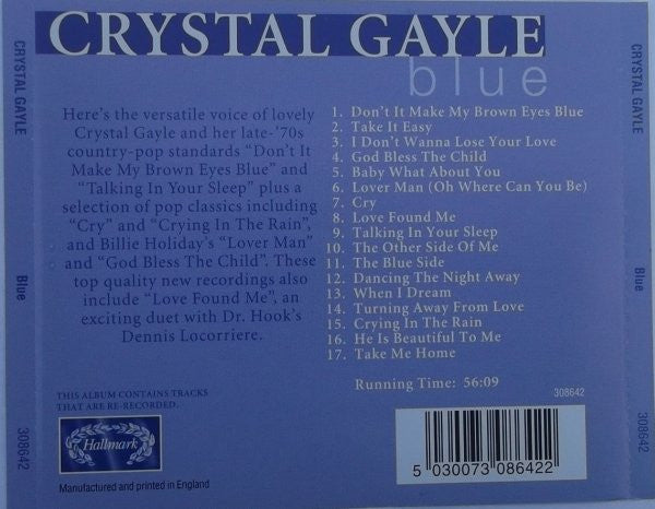 Crystal Gayle : Blue (CD, Comp)