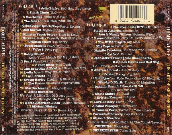 Various : Home Alive -  The Art Of Self Defense (2xCD, Comp)