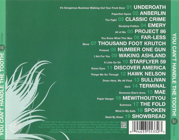 Various : You Can't Handle The Tooth! Vol. 1 (CD, Comp)