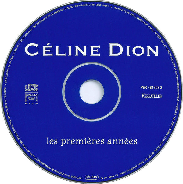 Céline Dion : Les Premières Années (CD, Comp)