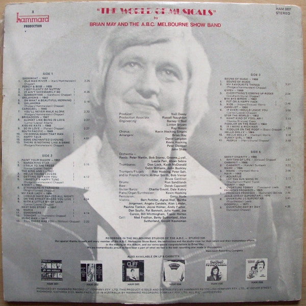 Brian May (2) And The ABC Showband : The World Of Musicals (2xLP, Album, Gat)