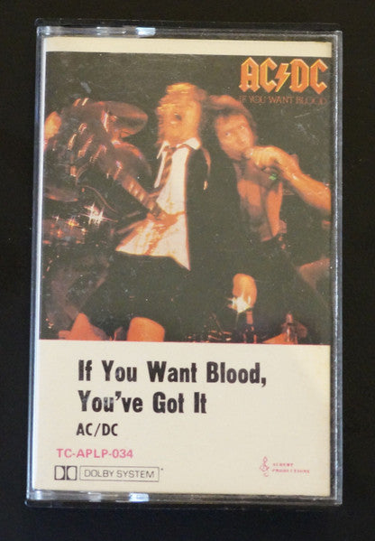 AC/DC : If You Want Blood, You've Got It (Cass, Album)