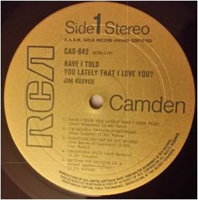 Jim Reeves : Have I Told You Lately That I Love You? (LP, Comp)