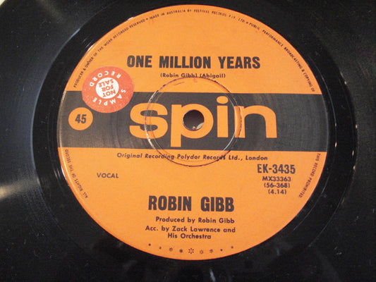 Robin Gibb : One Million Years (7", Single)