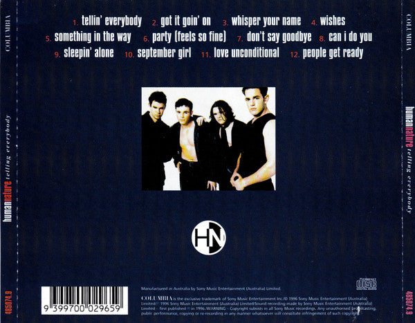 Human Nature : Telling Everybody (2xCD, Album, Ltd)