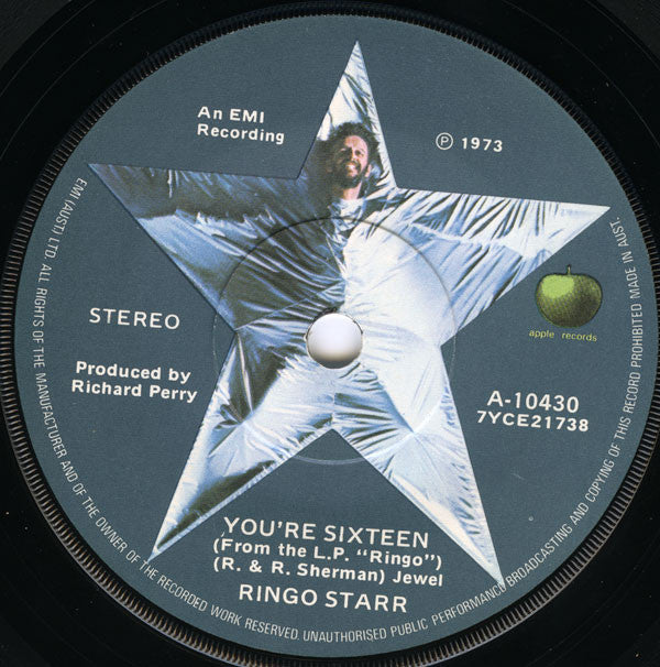 Ringo* : You're Sixteen (7", Pic)