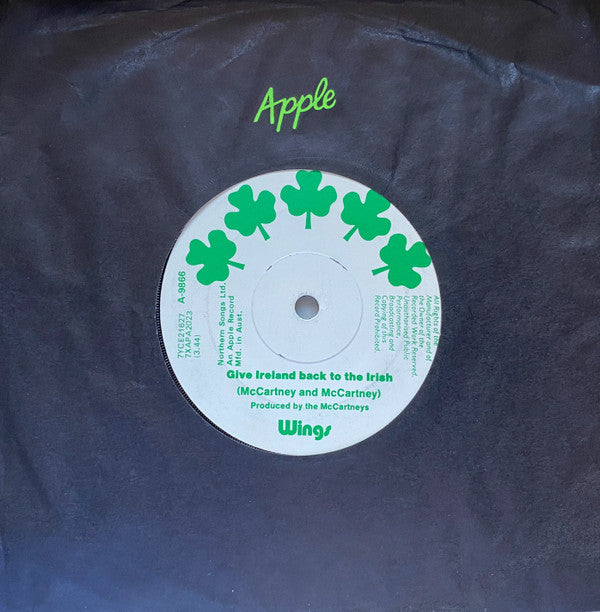 Wings (2) : Give Ireland Back To The Irish (7", Single)