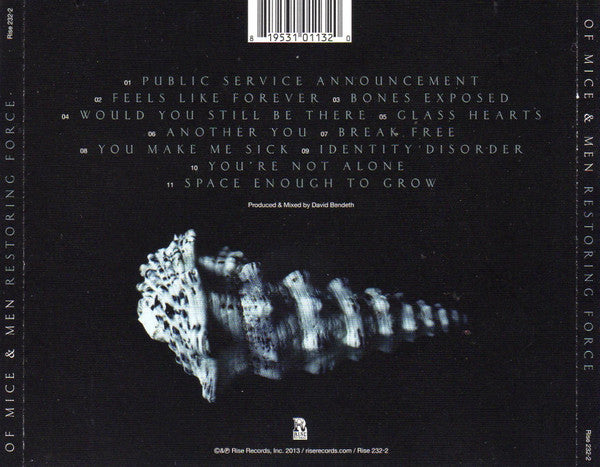 Of Mice & Men : Restoring Force (CD, Album)