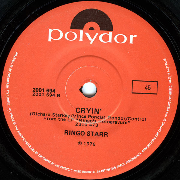 Ringo Starr : A Dose Of Rock 'N' Roll (7", Single)