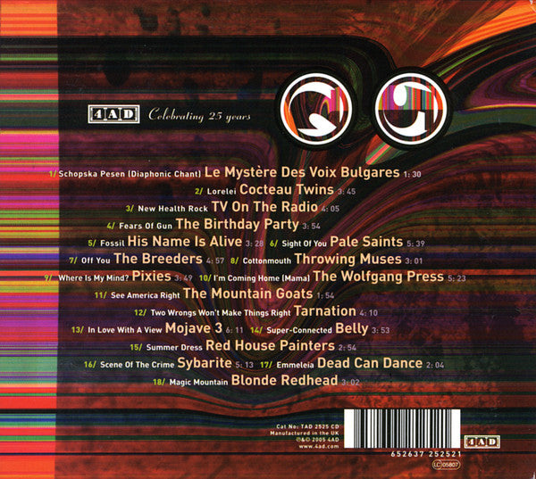 Various : 1980 Forward (4AD Celebrating 25 Years) (CD, Comp)