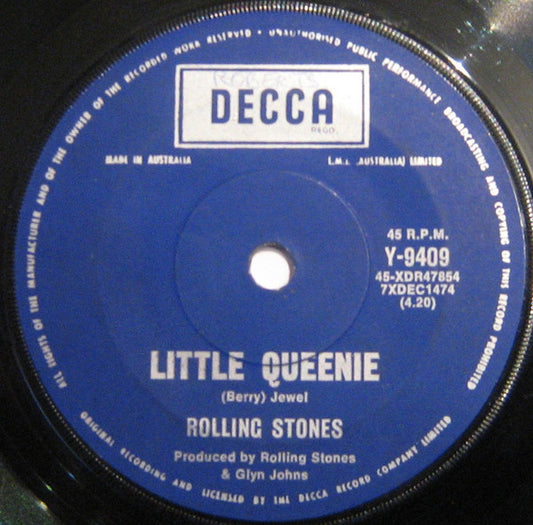 The Rolling Stones : Little Queenie / Love In Vain (7", Single)
