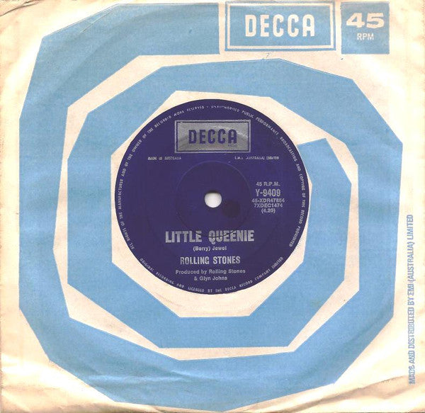 The Rolling Stones : Little Queenie / Love In Vain (7", Single)