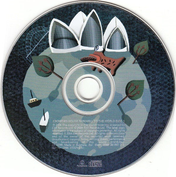 Crowded House : Farewell To The World (2xCD, Album, RM)