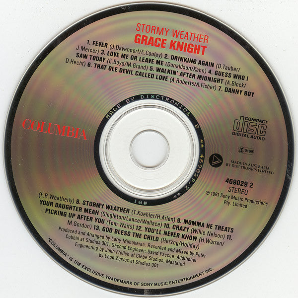 Grace Knight : Stormy Weather (CD, Album)