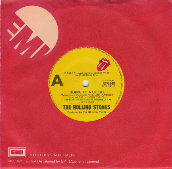 The Rolling Stones : Going To A Go Go (Live) (7")