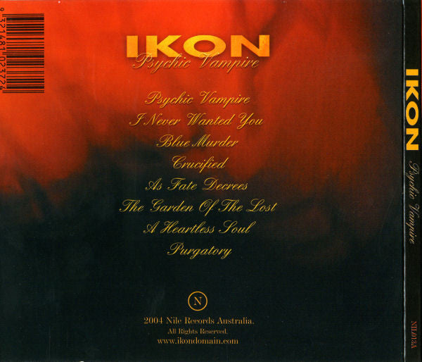 Ikon (4) : Psychic Vampire (CD, EP, Dig)