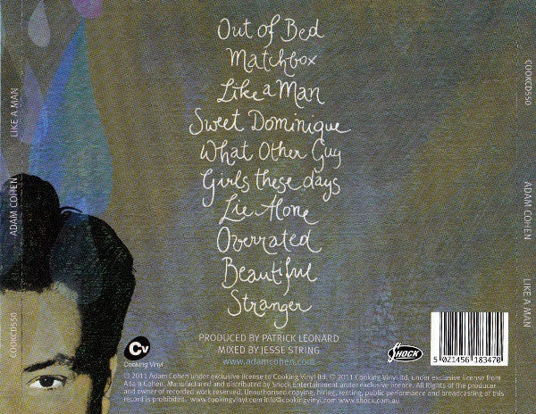 Adam Cohen : Like A Man (CD, Album)