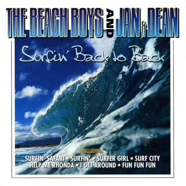 The Beach Boys and Jan & Dean : Surfin' Back To Back (CD, Comp)