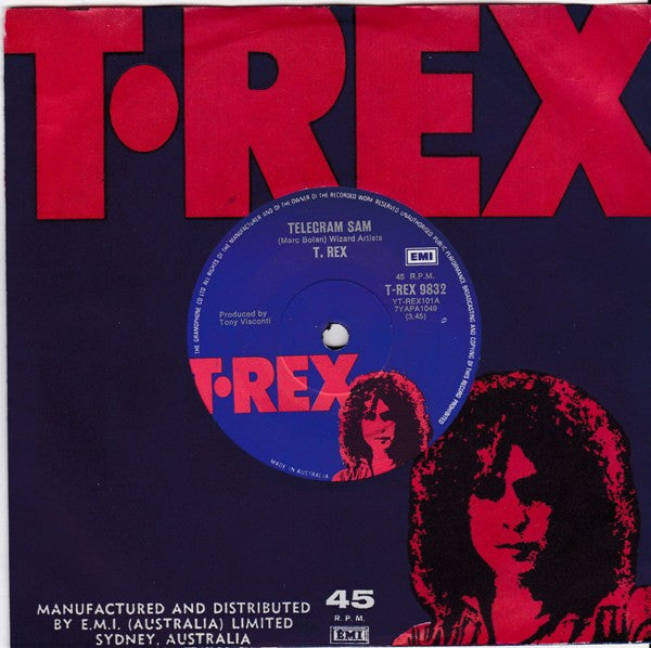 T. Rex : Telegram Sam (7", Single)