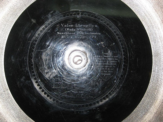 Rudy Wiedoeft / Waikiki Hawaiian Orchestra : Valse Llewellyn / My Waikiki Mermaid (Edison Disc)