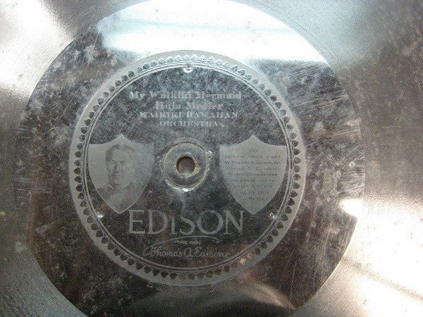 Rudy Wiedoeft / Waikiki Hawaiian Orchestra : Valse Llewellyn / My Waikiki Mermaid (Edison Disc)