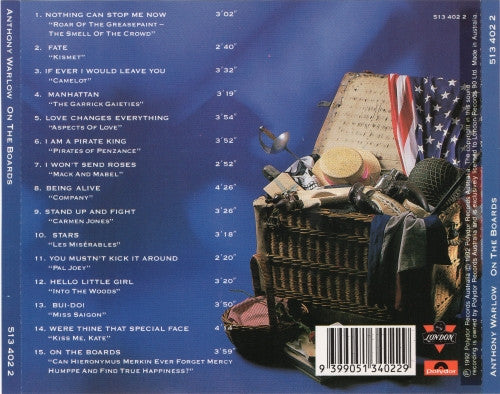 Anthony Warlow : On The Boards (CD)
