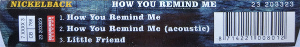 Nickelback : How You Remind Me (CD, Single)