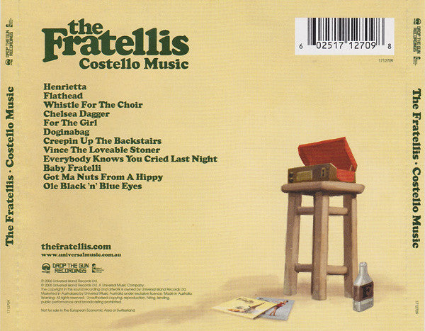 The Fratellis : Costello Music (CD, Album)