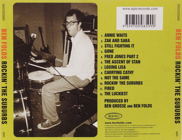 Ben Folds : Rockin' The Suburbs (CD, Album)