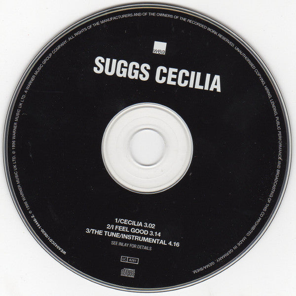 Suggs Featuring Louchie Lou & Michie One : Cecilia (CD, Single, CD1)