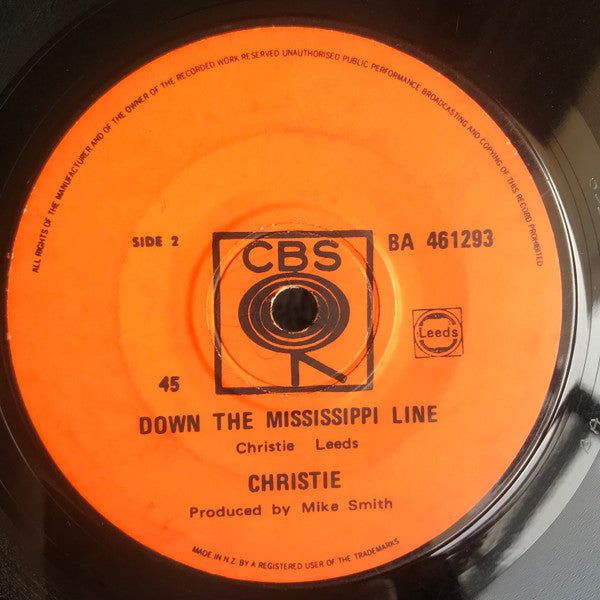 Christie : Yellow River (7", Single)