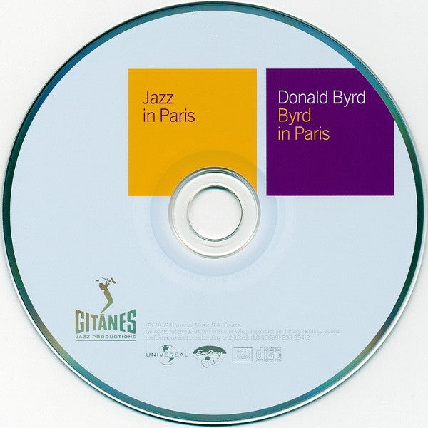 Donald Byrd : Byrd In Paris (CD, Album, RE, RM)