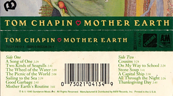Tom Chapin : Mother Earth (Cass, Album)