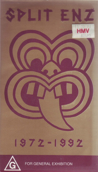 Split Enz : 1972 - 1992 (VHS, PAL)